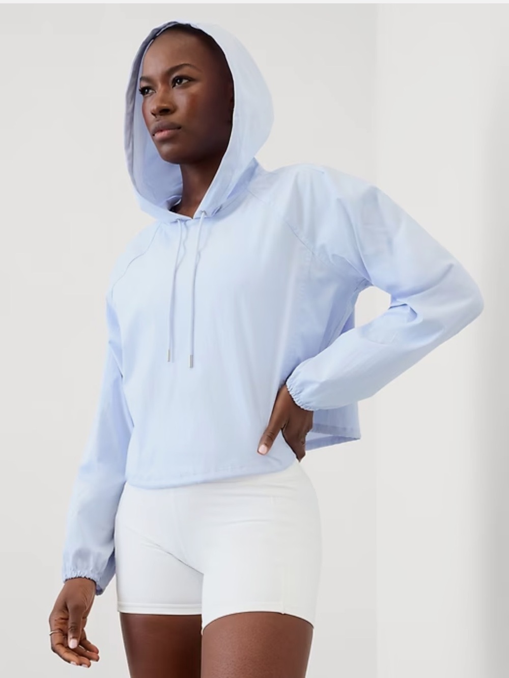 Athleta Midday Cropped Hoodie (Jacket)